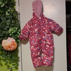 Columbia Pink Baby Snowsuit